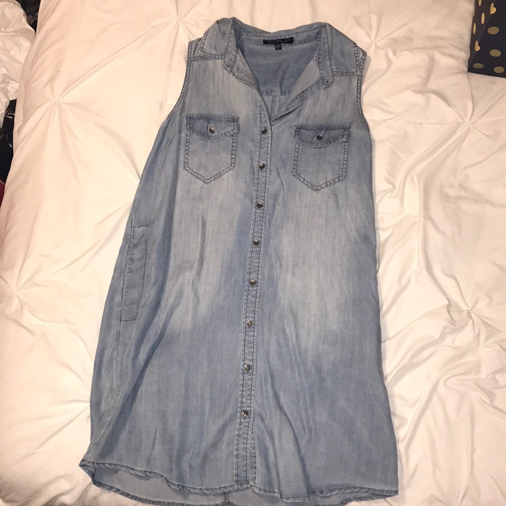 Denim Tank Top Dress